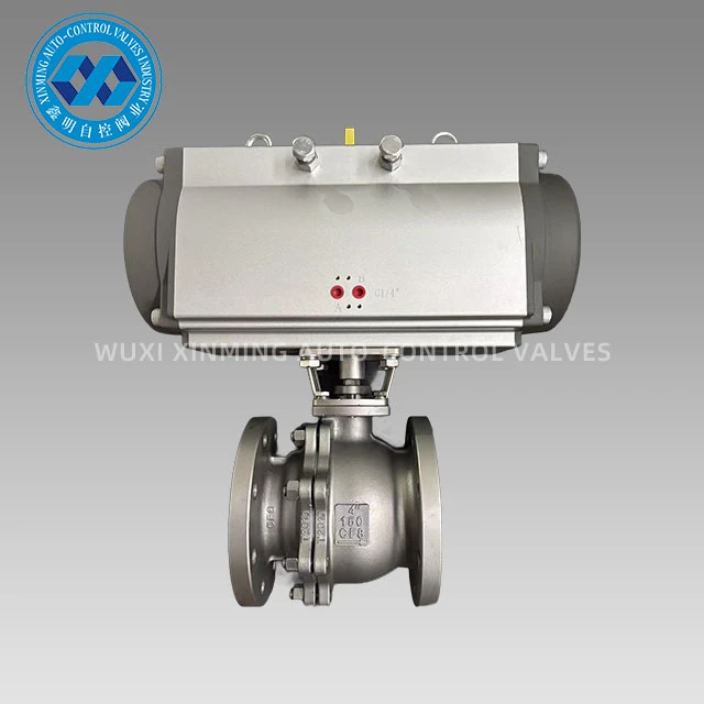 Pneumatic Actuator Metal-to-metal Flange Ball Valve