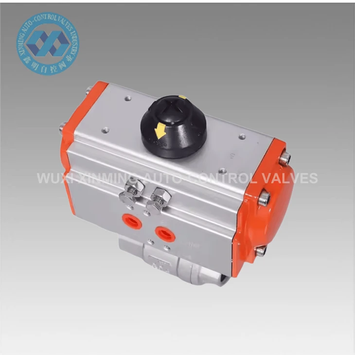 Single And Double Action Ball Valve With Actuator