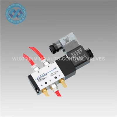 شیر برقی پنوماتیک آلیاژ آلومینیوم 52 AC220V 110V