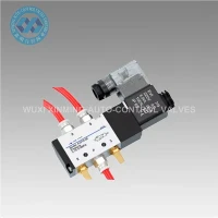 شیر برقی پنوماتیک آلیاژ آلومینیوم 52 AC220V 110V