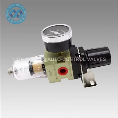 AW 2000-02 فشار فشار فیلتر یک دریچه گاز واحد تنظیم کننده شیر ، شیر تنظیم هوا پمپ هوا