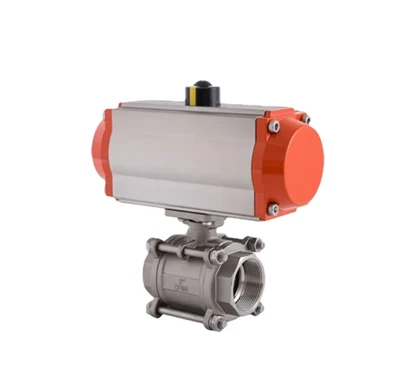 NPT Thread Pneumatic Actuated Valve|CE/ATEX دارای مجوز