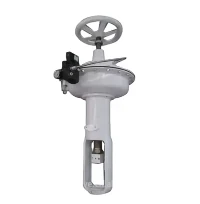 Handwheel AIR محرک پنوماتیک دیافراگم را باز می کند